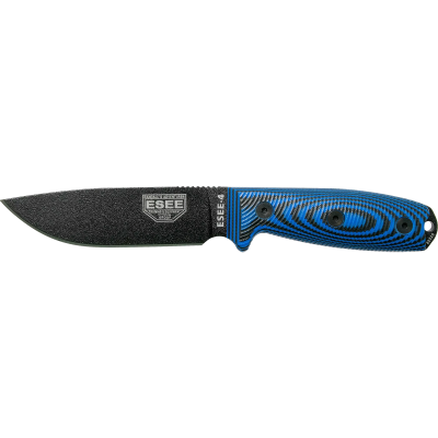 ESEE-4 - Lame Noire - Bleu/Noir