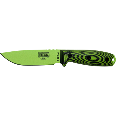 ESEE-4 - Lame Venom Green - Vert/Noir
