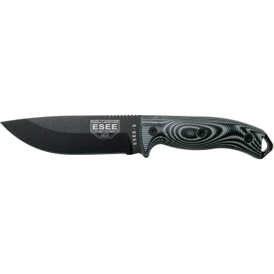 ESEE-5 - Lame Noire - Gris/Noir