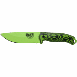 ESEE-5 - Lame Venom Green - Vert/Noir