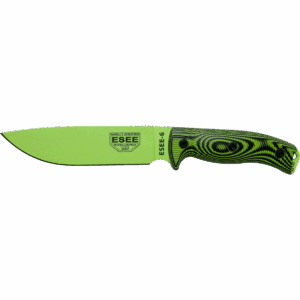 ESEE-6 -  Lame Venom Green - Vert/Noir
