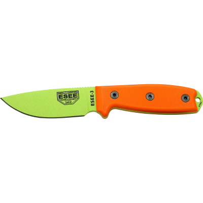 ESEE-3 - Lame Venom Green - Pommeau modifié